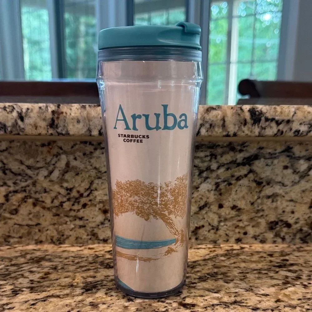 Starbucks Aruba Tumbler with Teal Lid